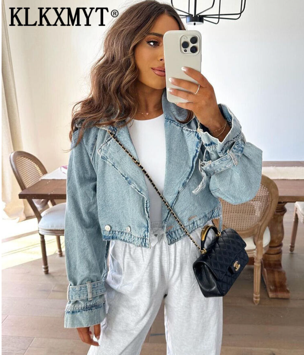 ZARA WOMAN NEW TRF DENIM CROPPED TRENCH COAT BLUE JACKET S,M ZARA WOMAN NEW TRF DENIM CROPPED TRENCH COAT BLUE JACKET S,M