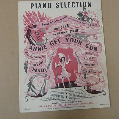 Klavier Auswahl ANNIE GET YOUR GUN, Rodgers Hammerstein