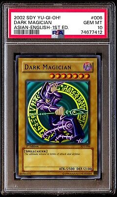 PSA 10 Gem Mint Dark Magician SDY-006 1st ED Yugi Starter PSA 10 Gem Mint Dark Magician SDY-006 1st ED Yugi Starter