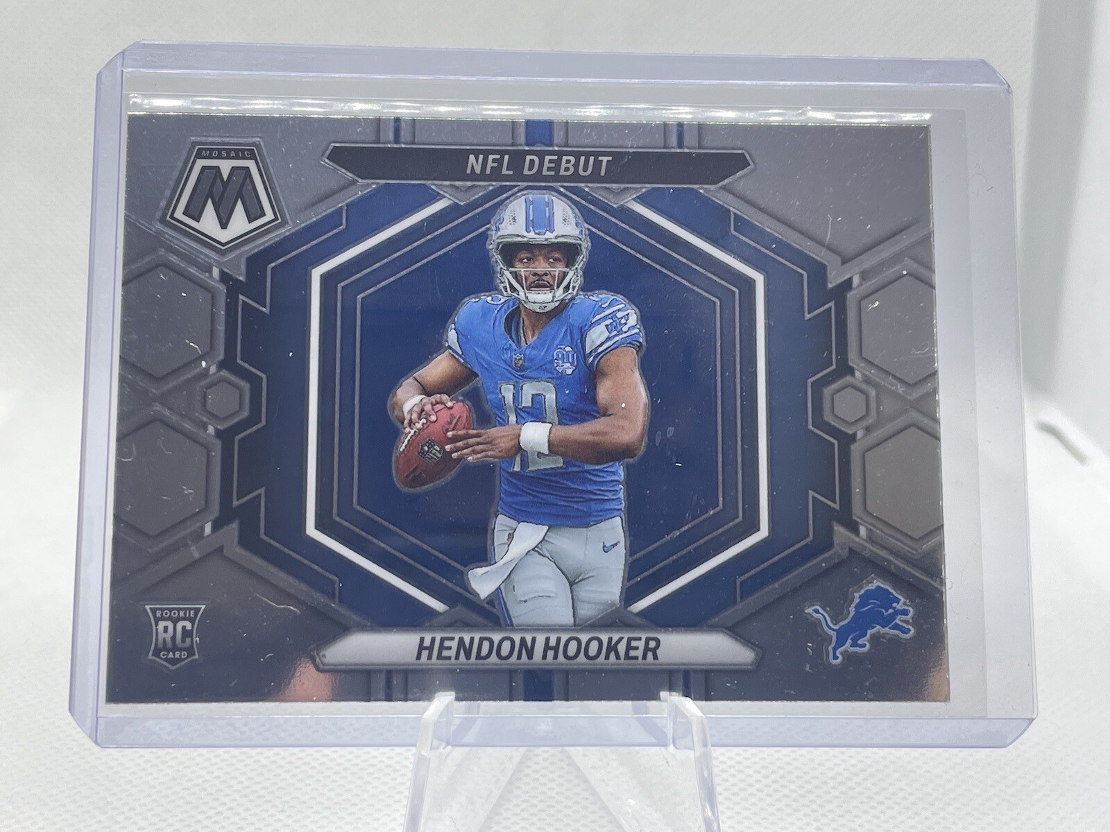 2023 Mosaic Football Hendon Hooker NFL Debut RC No. ND-1