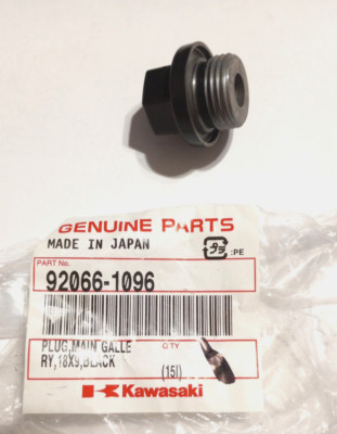 Kawasaki ZX600, ZX1100, ZG1000 Main Gallary Plug 18X9 NOS 92066