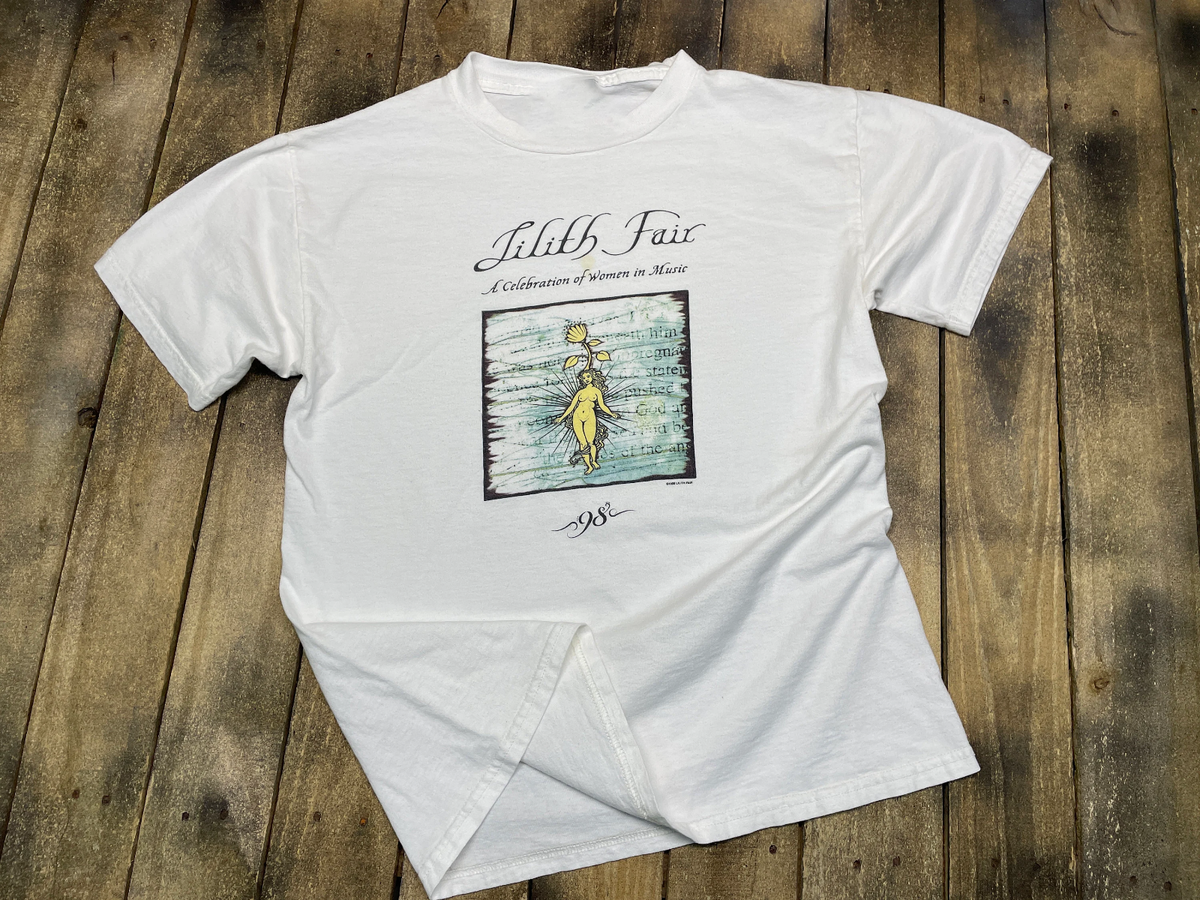 1998 Sinead O Connor Lilith Fair Shirt White S-2345XL Unisex