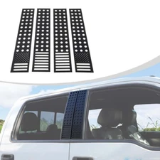 Exterior Window B pillar Post Protector Decor Cover Trim For Ford F150 2009-2014