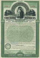 Cleveland Cincinnati Chicago &  St. Louis Railway 1893 Indianapolis Ohio Serie B