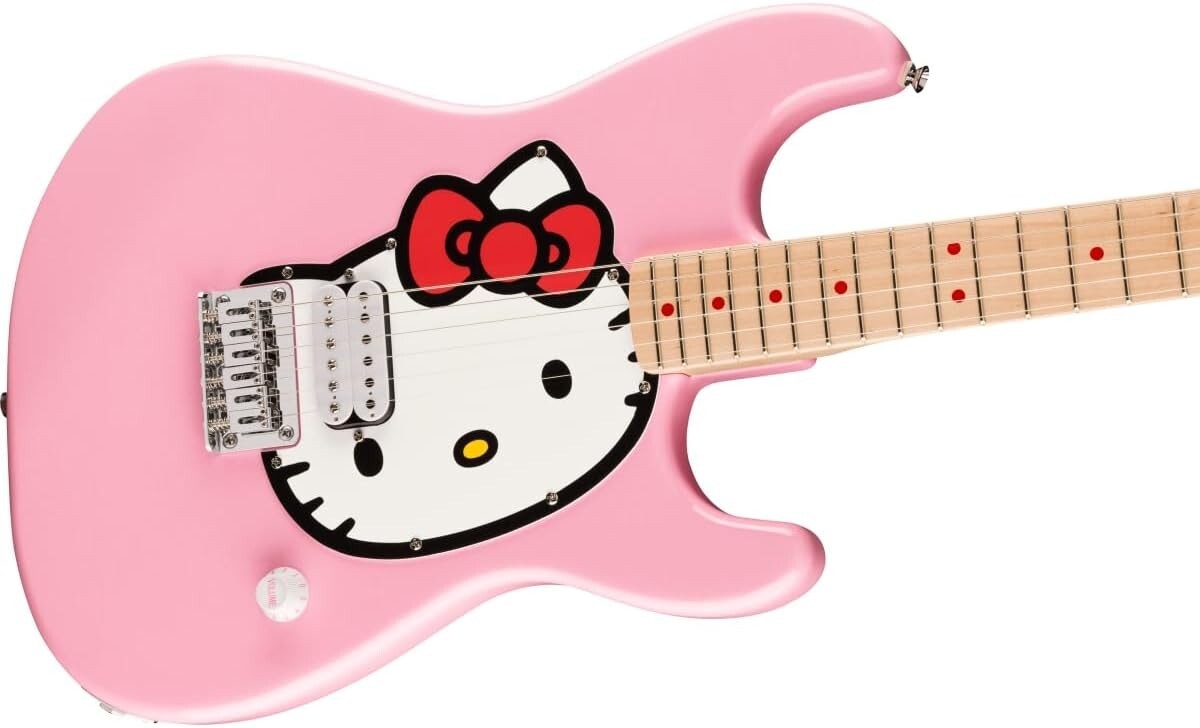 Squier Hello Kitty エレキギター ピンク Squier by Fender Limited Edition Hello Kitty Stratocaster