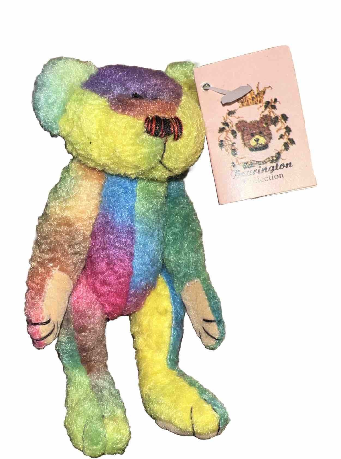 The Bearington Collection Morris 3610 Miniature Tye-dye Bear Plush  4 1/2