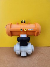 NEW +GF+ Typ PA21 DN32-DN50 Pneum. Actuator w/ Ball Valve Typ 546 d40DN32,PP/FKM