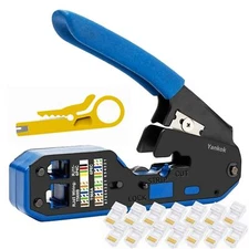 RJ45 RJ12 RJ11 Modular Crimper for CAT5/5e CAT6 Standard Network Connectors S...