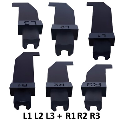 Kit Halterungen für Leinwand Haubenschloß Abarth 595 Cabrio 595C L1 L2 L3 R1 R2