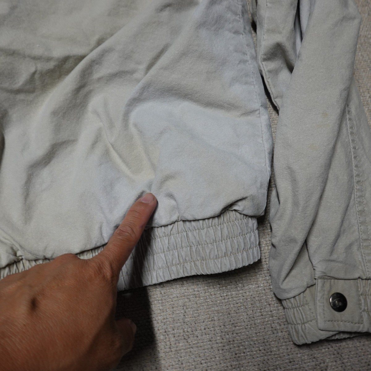 Vintage Santa Fe Express Jacket Large Ivory Inside Graphic Train 