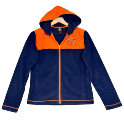 Chicago Bears Womens NFL Team Apparel Full Zip Fleece Jacket