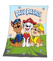 Herding Fleecedecke 130X170Cm Paw Patrol Chase Rubble Kuscheldecke Kinder Bunt