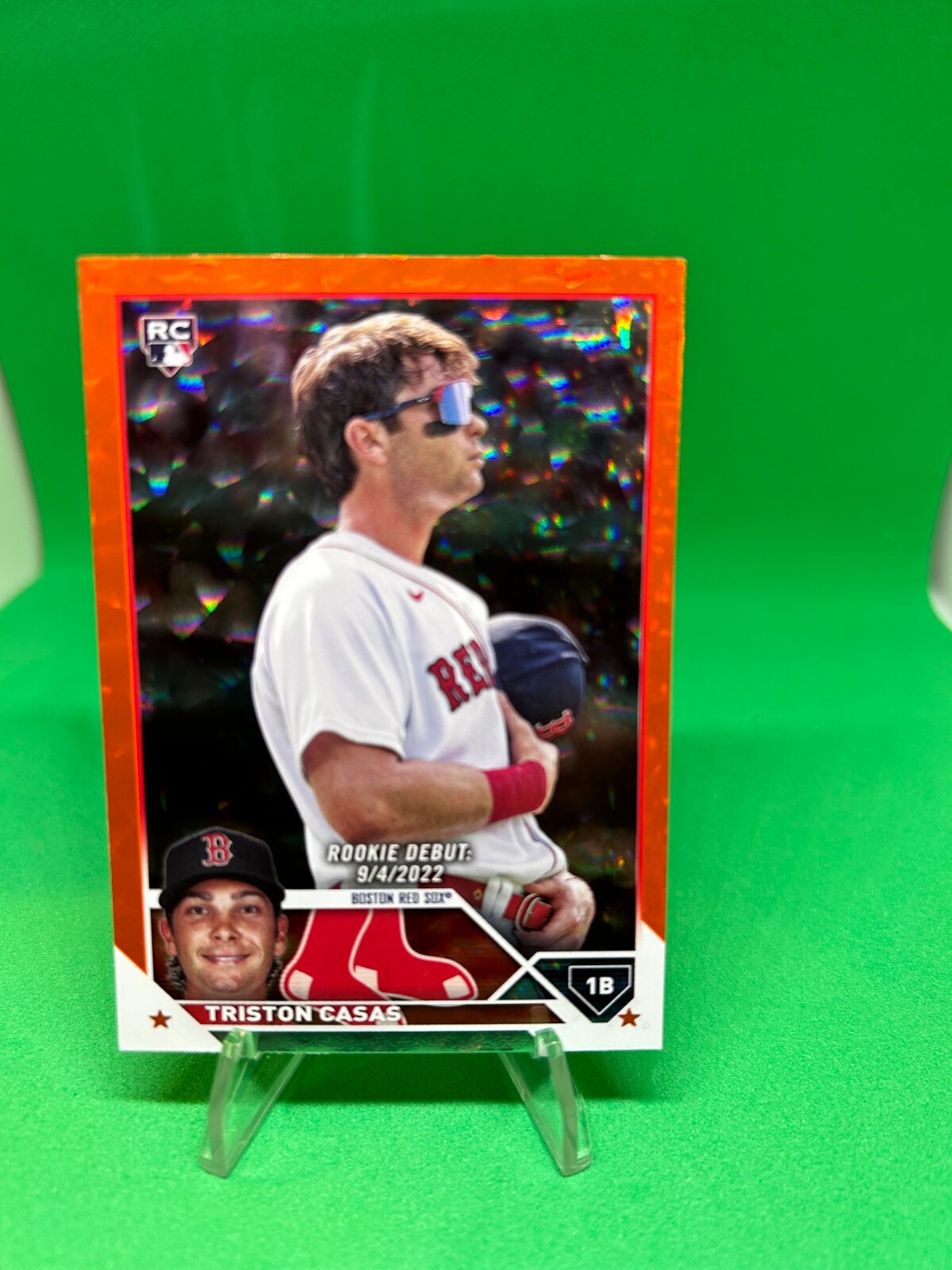 2023 Topps Update Triston Casas Orange Foil /299 RC Debut Red Sox 🔥