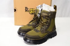NIB Dr. Martens Tarik TG DMS Olive Green Boots Waxed Ripstop Womens 7 Mens 6