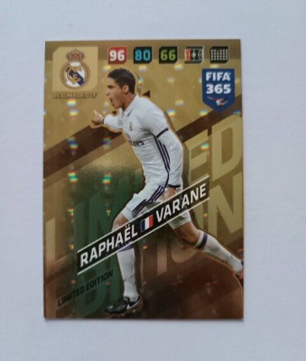 Panini Adrenalyn XL FIFA 365 - 2018 Raphael Varane Limited Edition