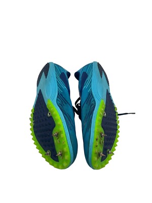 Brooks Mach 18 Spike Racing Track Field Shoes Size 12.5 Blue  display picture 1