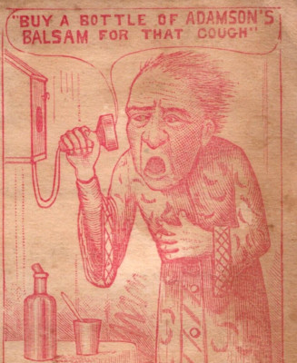 1880s F.W. Kinsman & Co. Adamson's Botanic Cough Balsam Quack Medicine F196