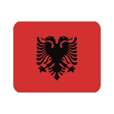 Mousepad Textil Albanien Fahne Flagge Mauspad
