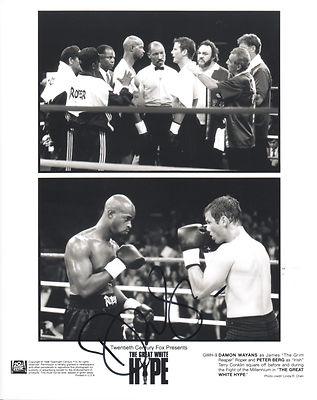 DAMON WAYANS signiertes 10x8 Foto THE GREAT WHITE HYPE & LETHAL WAFFE COA