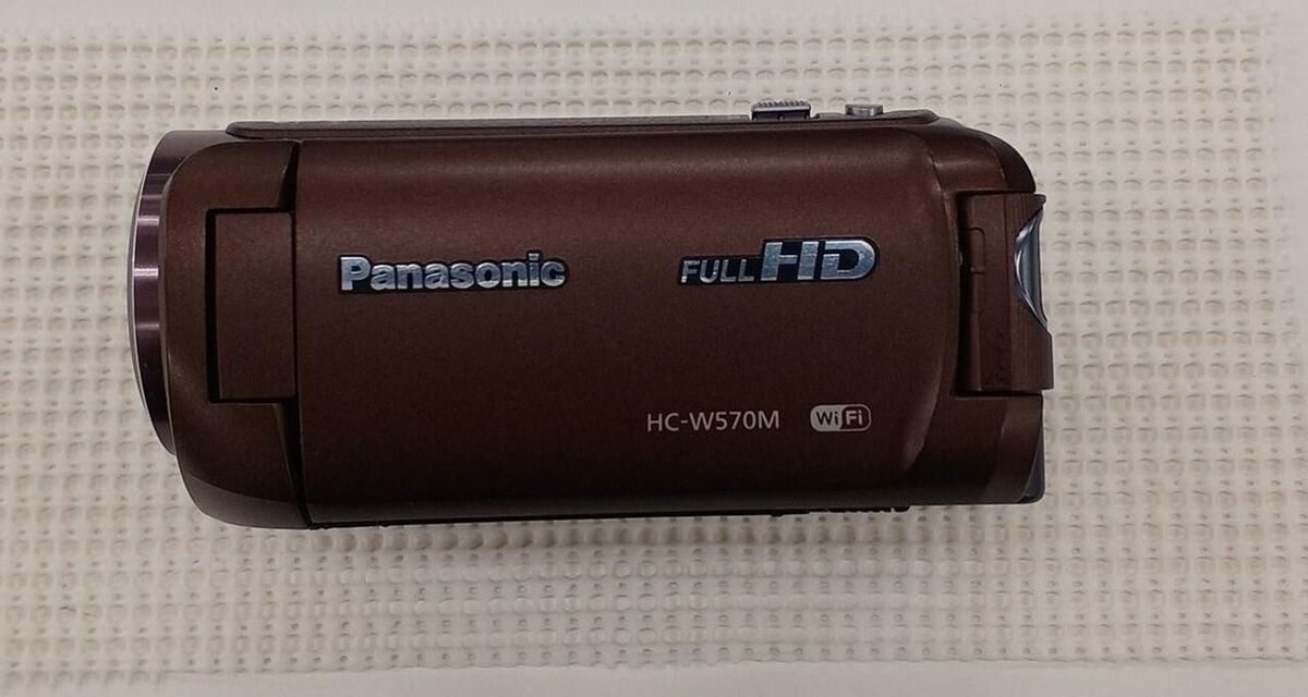 Panasonic HC-W570M Camcorder Video 32GB 90x Zoom Brown Used Panasonic HC-W570M Camcorder Video 32GB 90x Zoom Brown Used