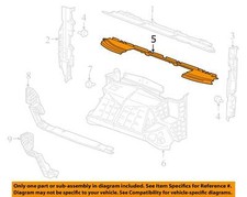 GM OEM 11-23 Escalade ESV Radiator Support Splash Shields-Lower Baffle 23390792