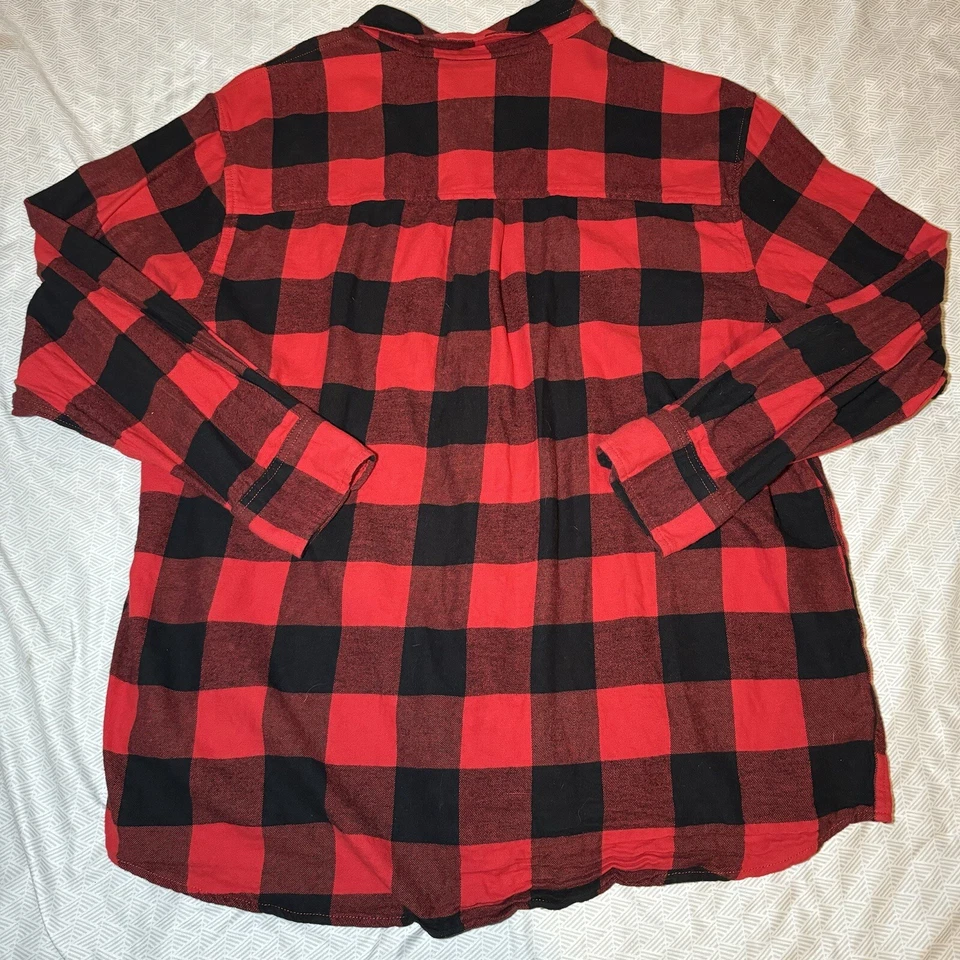 Field & Stream 2XL Red And Black Buffalo Plaid Flannel - Image 4 of 4