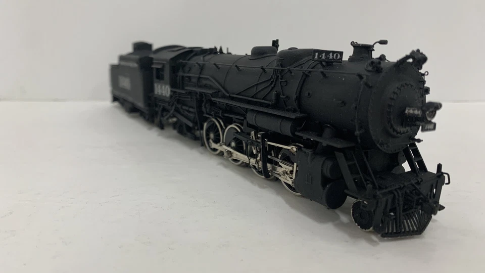 Locomotora de vapor Hallmark escala HO latón clase 1400 Missouri Pacific Mikado Foto 3 de 4