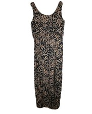 Um & Company Beaded Boho Dress Junior Size 11/12  Fringe Embellished Sleeveless