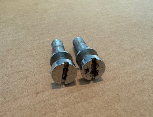 Gibson Vintage 1968 Les Paul Chrome Tailpiece Studs SG 1969 1970 1971 1972 1973