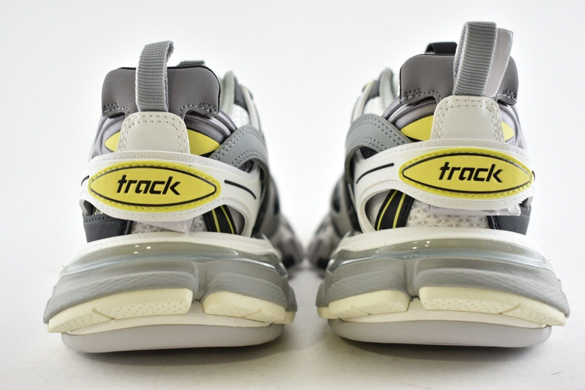 Balenciaga Track Sneaker Womens Black Grey White Yellow Platform 