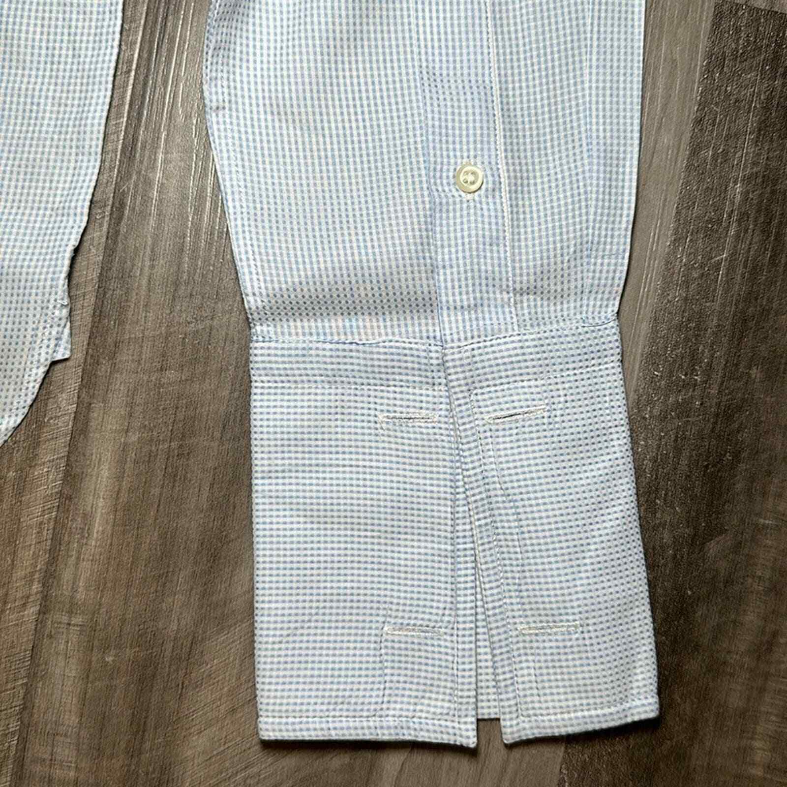 Boggi Milano Custom Fit French Cuff Long Sleeve B… - image 4