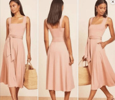 NWT REFORMATION HELINA BLUSH DRESS XS