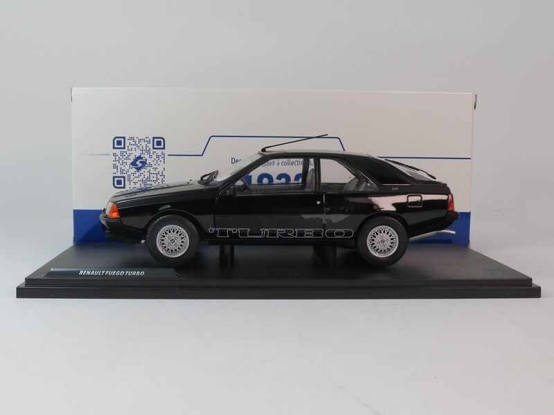 PRÉ-VENDA *** Renault Fuego Turbo 1980 1:18 Solido Preto - 19 anos