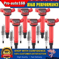 6 Pack Ignition Coil & Spark Plug For Toyota 4Runner FJ Cruiser 4.0L V6 673-1309