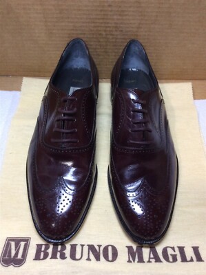 New Bruno Magli Remo 10 M burgundy {529R} 
