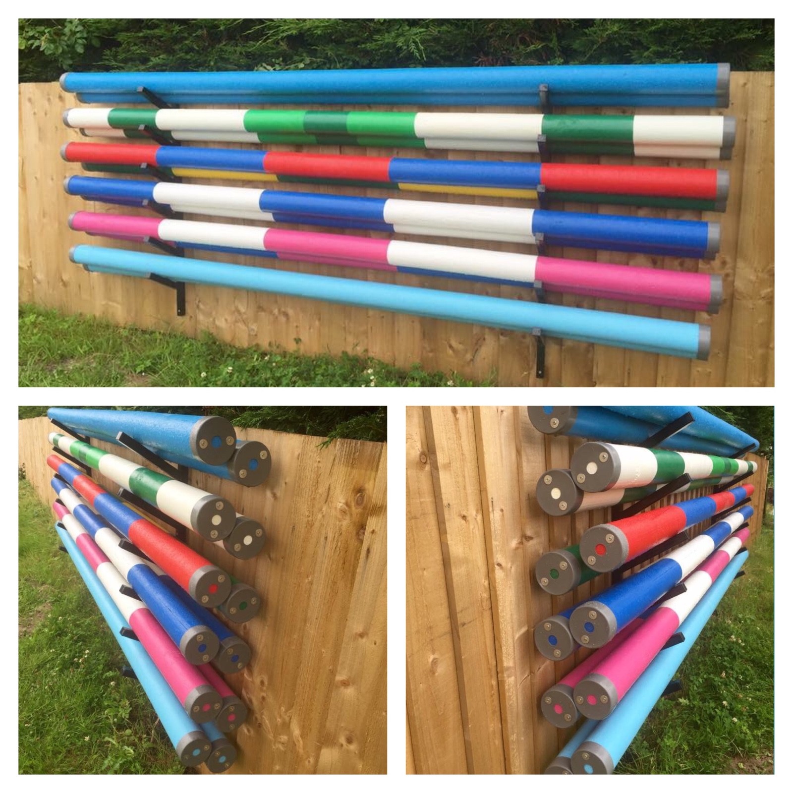 Show Jump Pole Rack Pole Tidy Holder Rack 100 British Made eBay