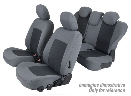 Set Coprisedili Auto Universali Grigio per Skoda Rapid II | Kit 5 Posti