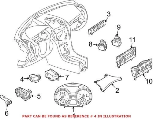 Genuine Mercedes Ignition Switch for Mercedes # 2115450608 - Image 2 of 4