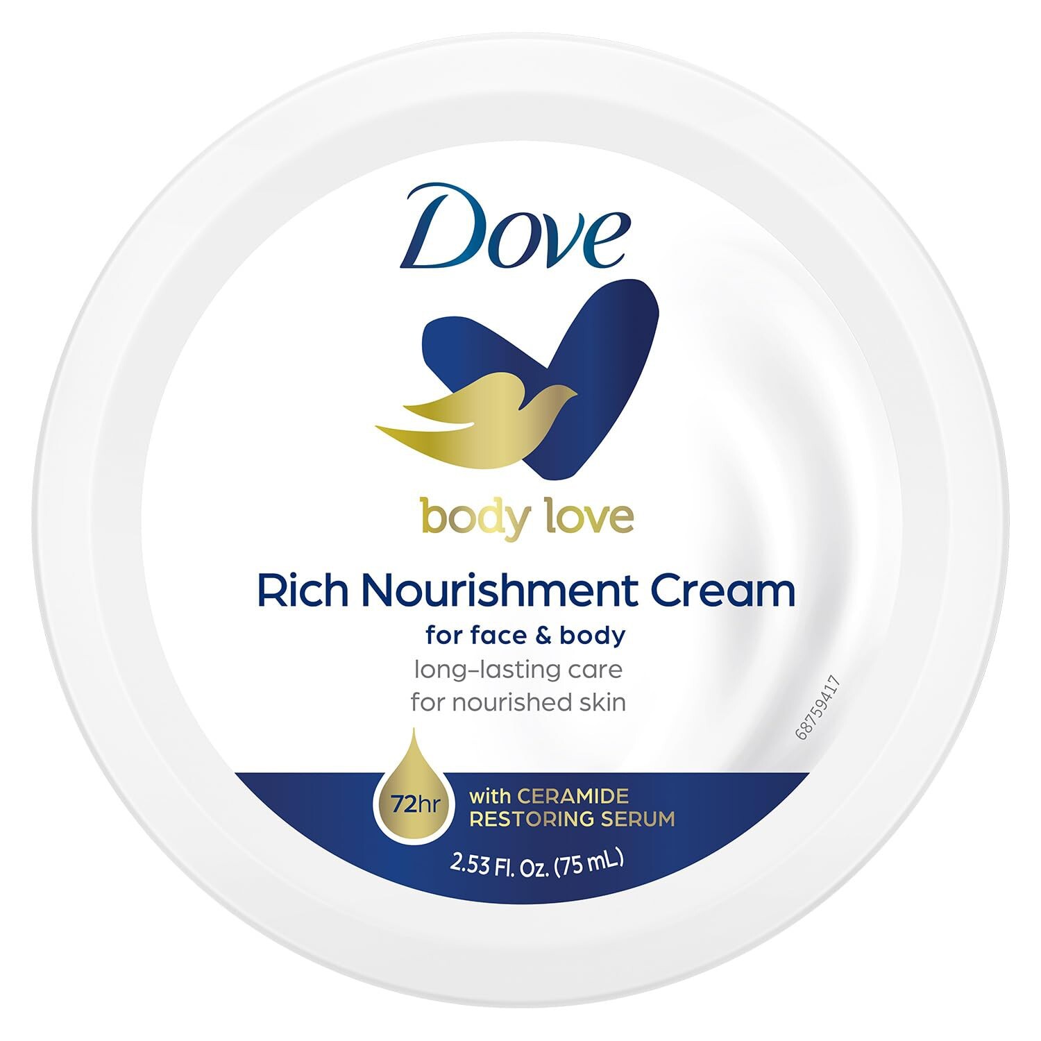 Dove Rich Nourishment Cream, Body Care, 75 ml