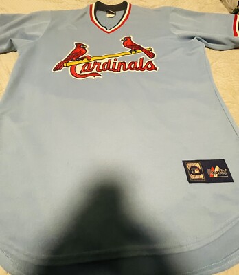 2006 Mens Majestic ST LOUIS CARDINALS Throwback Vintage Powder