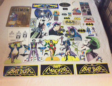Batman/joker Action Figure UNPUNCHED  sticker lot over 20 pieces