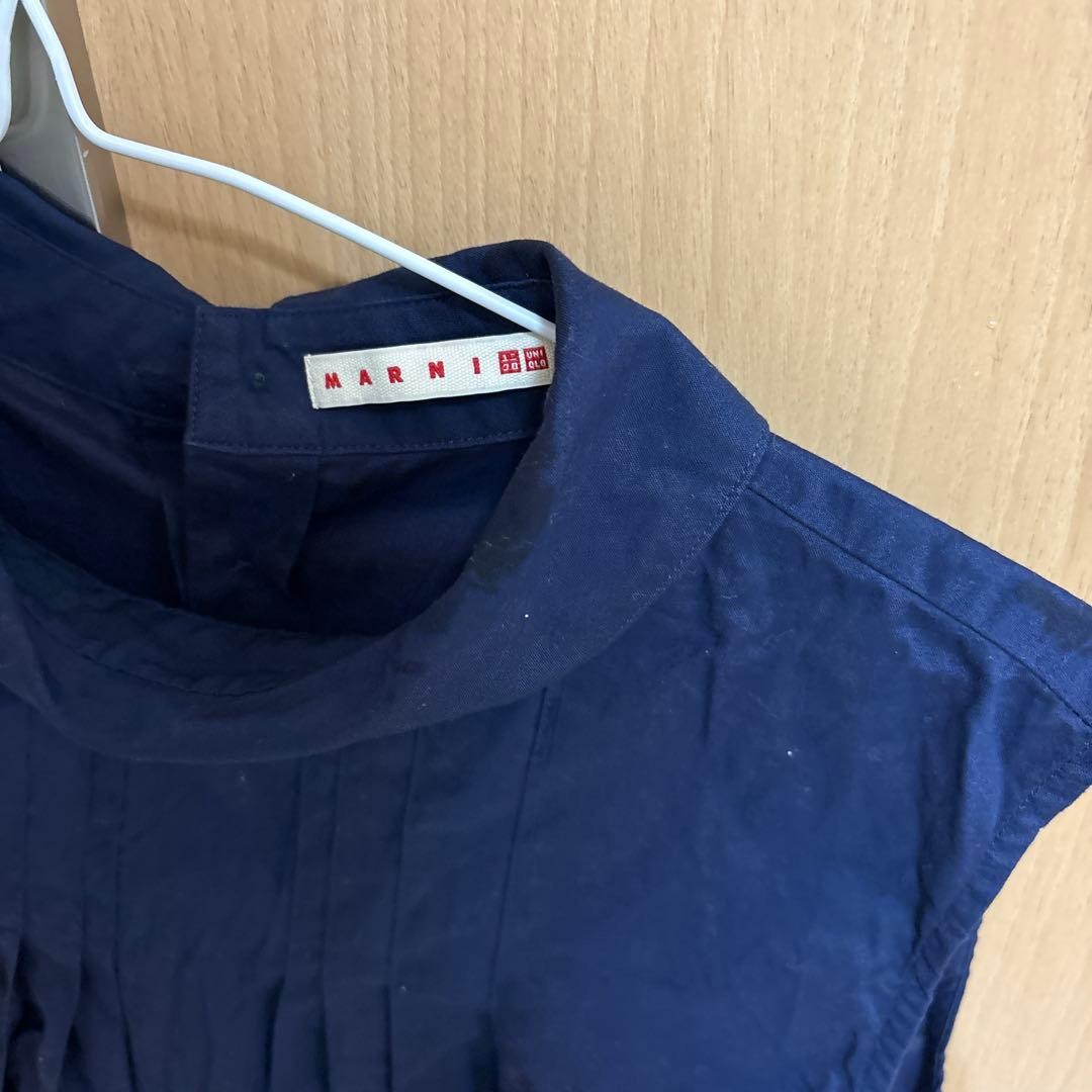 UNIQLO MARNI Navy Sleeveless Shirt Men’s New thumbnail 8