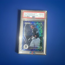 2021 Prizm Vinnie Pasquantino Navy Blue Kaleidoscope 08/15 POP 1- KC Royals