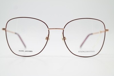 Brille MARC JACOBS MARC 409 Rose Weinrot Oval Brillengestell eyeglasses Neu