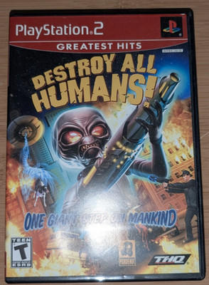 Destroy All Humans | Sony PlayStation 2, 2005 | CIB | Manual