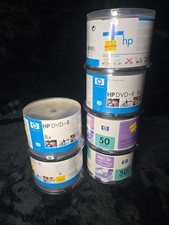 NEW HP DVD R 8x 6 50 PACK SEALED PACKAGE 120 min video 4.7 GB DATA COMPACT DISKS