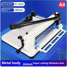 Desktop Manual Paper Cutter for Cutting Thick Paper, Sensitive Documents, Etc.