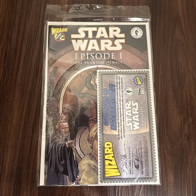 Star Wars EPISODE 1 Phantom Menace Wizard 1/2 W/COA