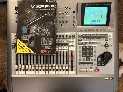 Roland VS-2480DVD LOADED 2x VS8F-3 cards & Plugins, 2x VS8F-2 FX + 120GB SSD