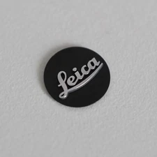 Leica M / Q Black Dot Logo Replacement 10mm Brand New for M6, M10, M11, Q3, etc.